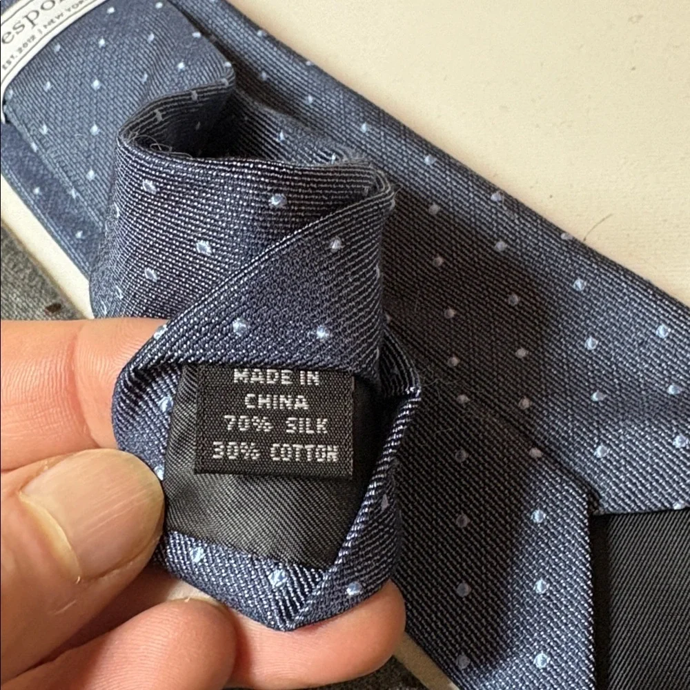 Allen Young, Bespoke, Louis Quatorze Lot Silk and Cotton Narrow Ties